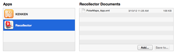 iTunes file sharing